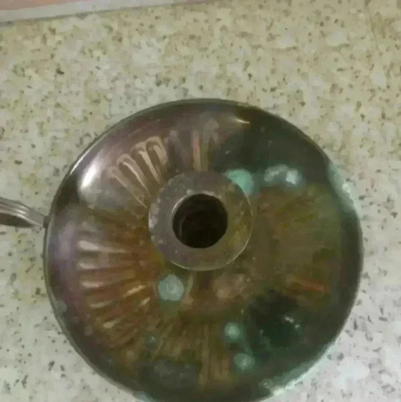 Vintage Solid Brass Decorative Candle Stick Holder Made In India - Picture 2 of 5